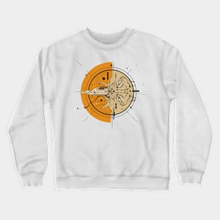 Abstract Art Forms Circle Crewneck Sweatshirt